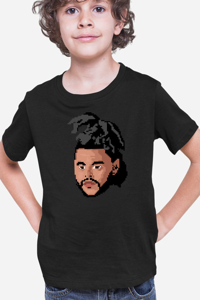 OEM Tricou copii The Weeknd Pixels Minecraft Game Abel Makkonen