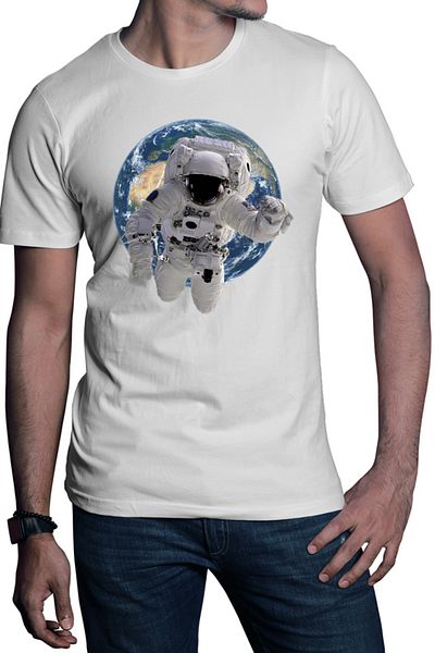 OEM Men's T-shirt NASA Earth Life Satellites Astronaut Project Comet