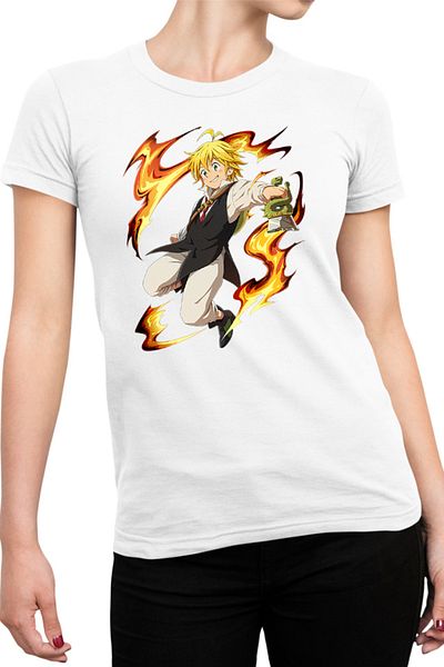 OEM Tricou Femei Seven Deadly Sins Meliodus Myanimelist