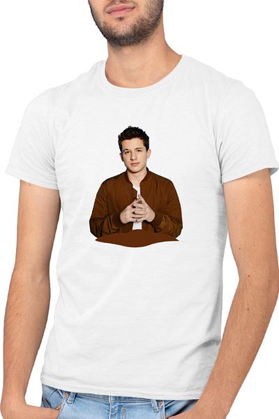 OEM Charlie Puth Song Album 2022 New Concert Men's T-Shirt
