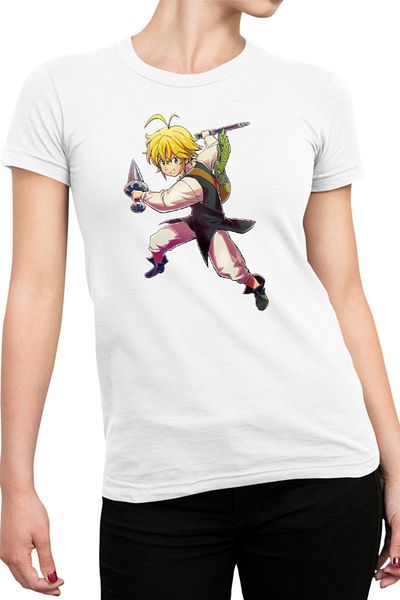 OEM Tricou Femei Seven Deadly Sins Melodias Weapon Criminal Weeb