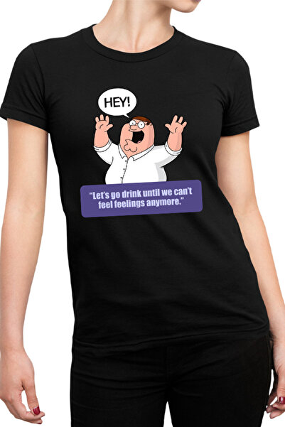 OEM Tricou Femei Family Guy Father Stewie Telegram Sticker Quotes