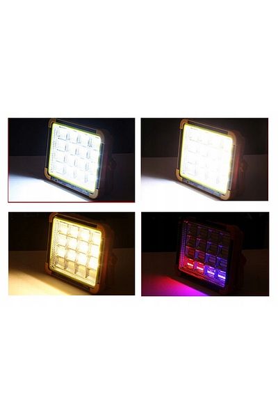 Azaris HALOGEN PRZENOŚNY LAMPA LED PRZENOŚNA SOLARNA 200W