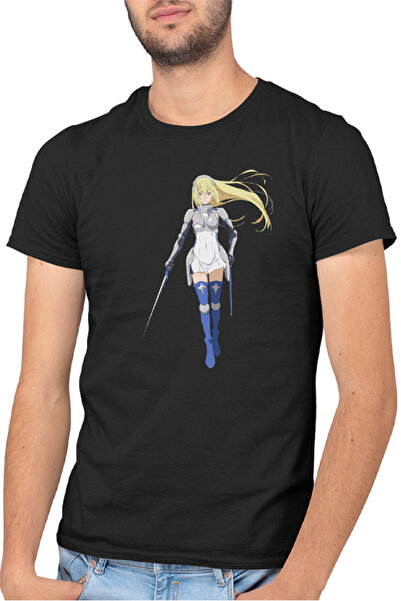 OEM Мъжка тениска DanMachi Wallensteint Ais Sword Manga