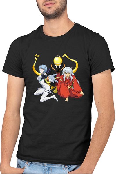 OEM Men's T-shirt Assassination Classroom Koro Sensei Neon Anime