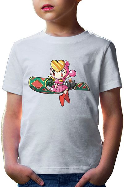 OEM Tricou copii Bomberman Girl Fly Carpet Game Mode Sega