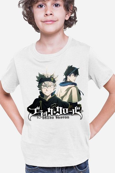 OEM Tricou copii Black Clover Asta Yuno Logo Adventure Drama