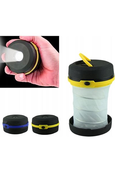 Azaris LAMPĂ DE PESCUIT CU LED-URI, ALIMENTATĂ CU BATERII, LAMPĂ DE CĂUTARE PENTRU CAMPING