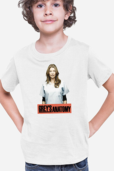 OEM Παιδικό μπλουζάκι Grey's Anatomy Pompeo Doctor Logo Save Shonda Kids