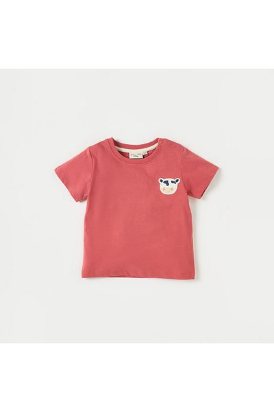Juniors Applique Detail T-shirt with Short Sleeves - Set of 3