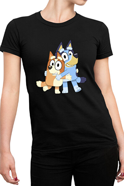 OEM Tricou Femei Bluey Hugging Dogs Animals Playful Adorable Disney