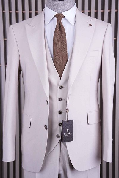 CASABA Men's Vest Suit 7426