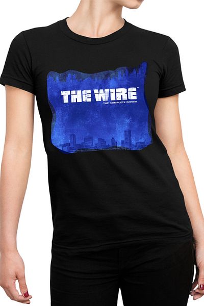 OEM Women's T-shirt The Wire Detective American High Town