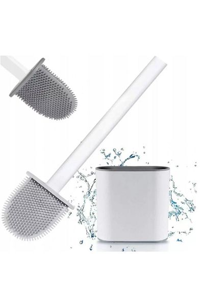 Azaris PERIE DE TOALETĂ ANTIBACTERIANĂ DIN SILICON, MONTATĂ PE PERETE