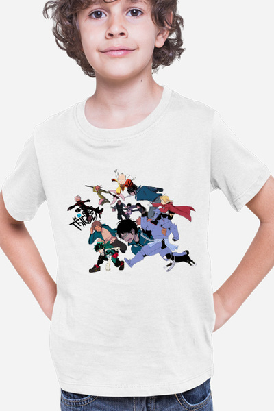 OEM Tricou copii World Trigger Minna-san Protect Earth Super Powers