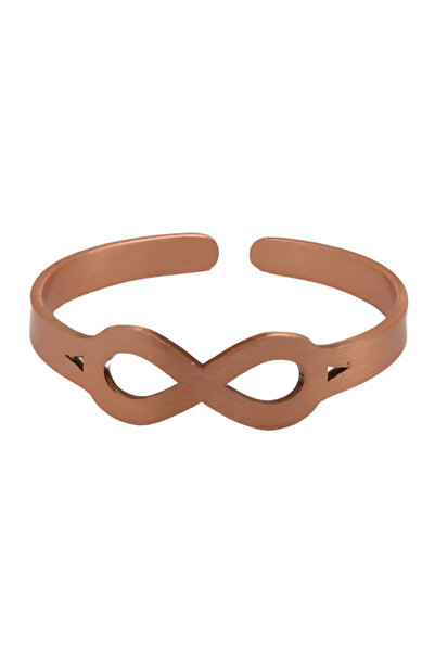 CEZY سوار نسائي من النحاس النقي الطبيعي مع شكل حجر الزيليت والانفiniti