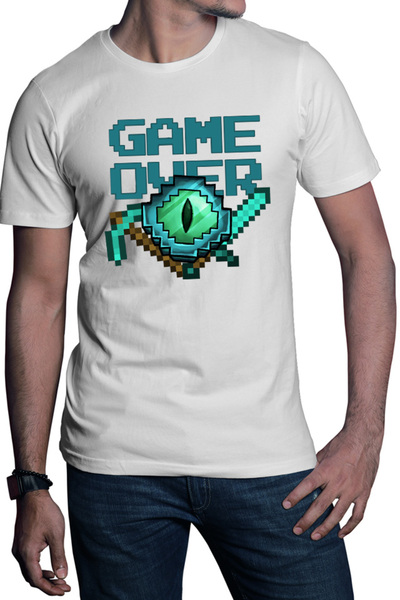 OEM Tricou barbati Minecraft Game Over Diamond Tools