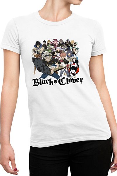 OEM Tricou Femei Black Clover All Members Anime Manga Cosplay
