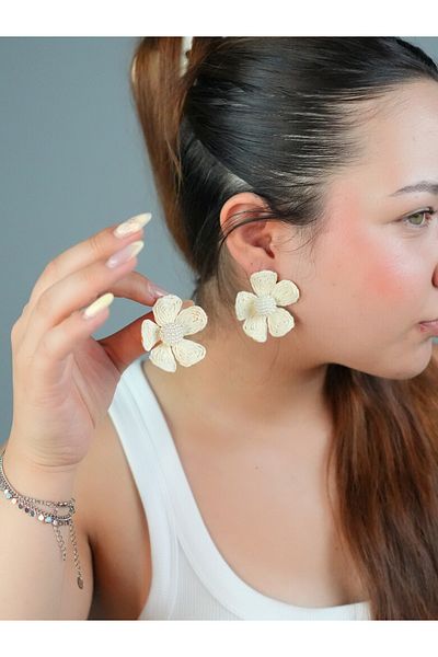 Sumen Butik Daisy Figured Summer Earrings