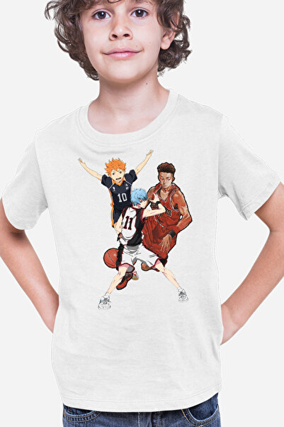 OEM Tricou copii Slam Dunk Kuroko no Basket Haikyuu Hinata Anime