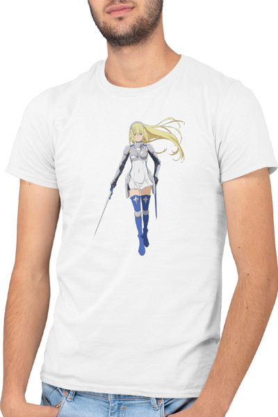 OEM Мъжка тениска DanMachi Wallensteint Ais Sword Manga