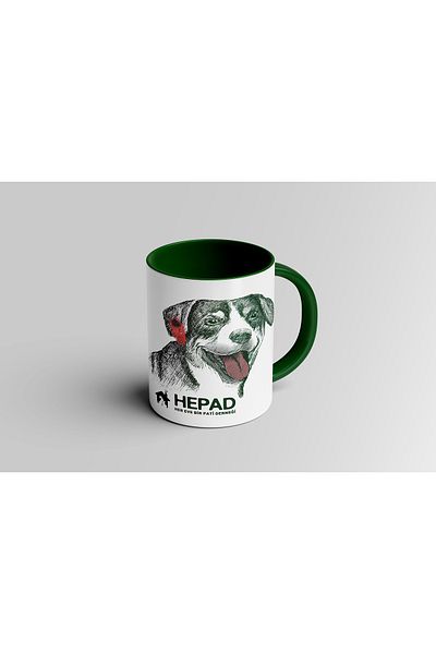 hepad القدح تحت عنوان الكلب