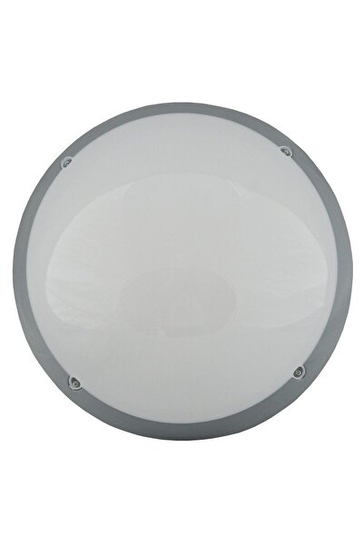 MİRSA ELEKTRİK Lampă de tavan rotundă PC 1xE27 Difuzor opal Diametru 30 cm Gr...