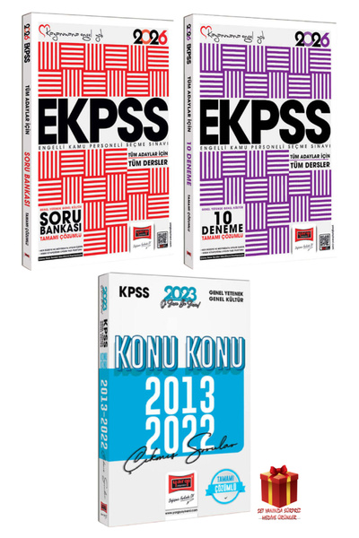 Yargı Yayınları 2026 Yargı EKPSS Soru Bankası+KPSS Deneme Sınavı+KPSS Çıkmış ...