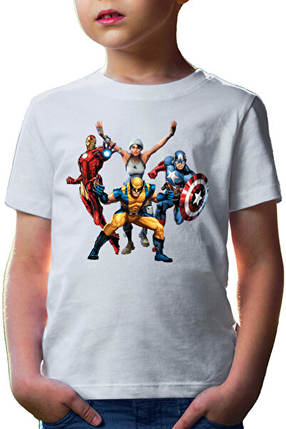 OEM Tricou copii Fortnite Superheroes Marvel DC Super Powers