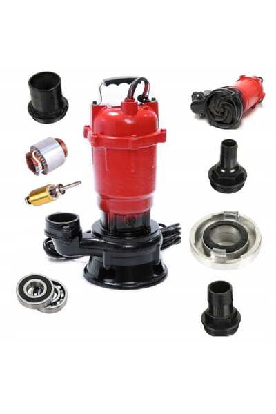 Azaris POMPĂ FOSĂ SEPTICĂ CU CAPĂT DE POMPIERI NĂMOL 1600W