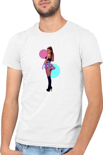 OEM Men's T-shirt Ariana Grande Popular Singer Grammy Award Kind