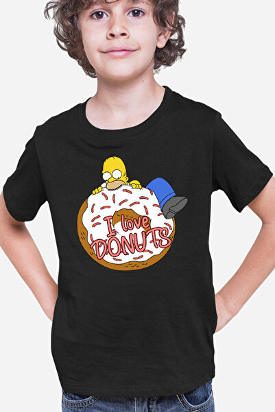 OEM Παιδικό μπλουζάκι The Simpsons Donut Love Homer Game Maggie