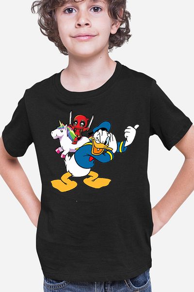 OEM Tricou copii Donald Duck DeadPool Marvel Universal Studios