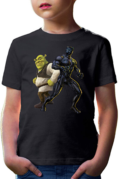 OEM Tricou copii Black Panter Marvel Cinematic Universe Shrek