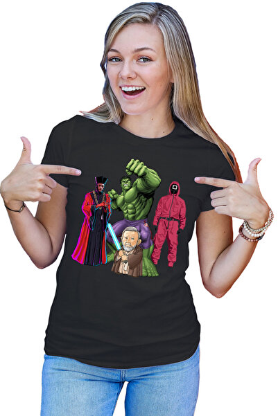 OEM Tricou Femei Hulk Obi Wan Kenobi Squid Game Star Trek