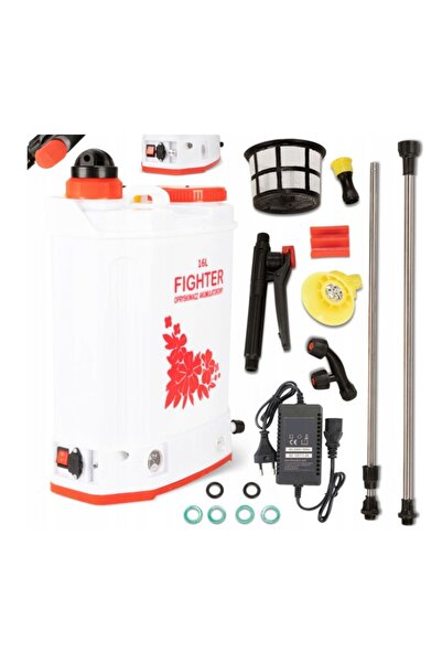 BITEFIGHTER Pulverizator rucsac alimentat cu baterii, 16 litri, cu lansă lungă și duză de presiune