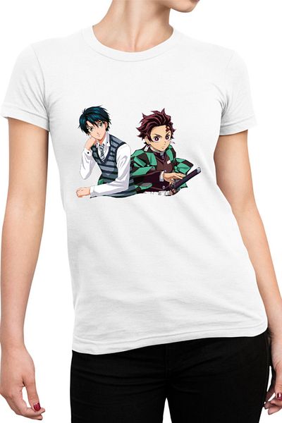 OEM Tricou Femei Prince of Tenis Ryouma Kimetsu no Yaiba Tanjirou Samurai