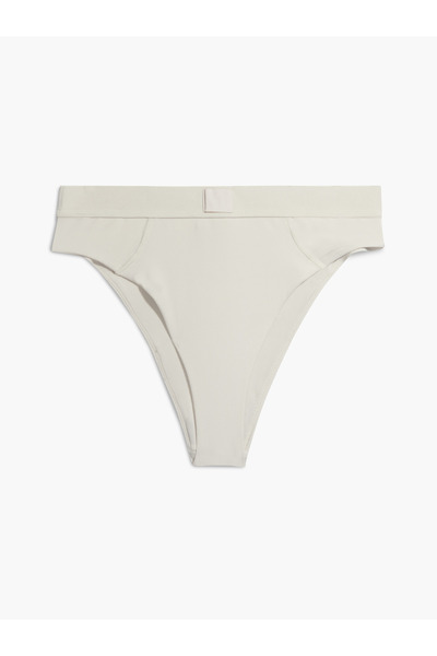 Calvin Klein HIGH WAIST BIKINI Kadın Krem Bikini Altı