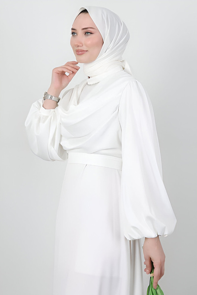 mahira collection Βραδινό φόρεμα με χιτζάμπα Degaje