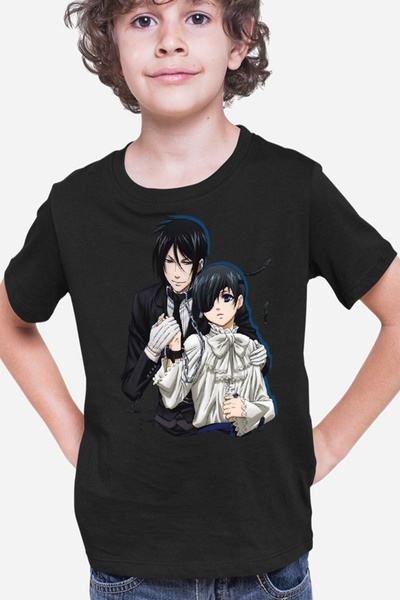 OEM Tricou copii Black Butler Sebi Ciel Protective Demon Revance