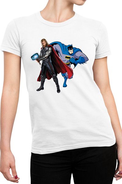 OEM Tricou Femei Thor Batman Super Hero DC Universe