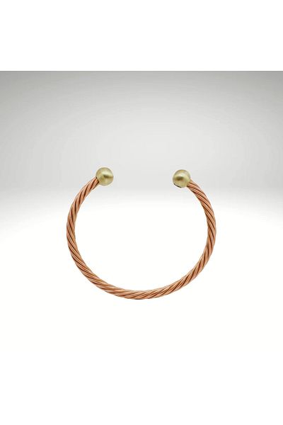 CEZY Magnetic Twisted Copper Bracelet Offers Elegance and Health Together