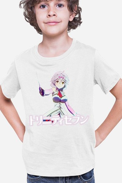 OEM Tricou copii Trinity Seven Kurata Yui Rainbow Anime Manga Shounen