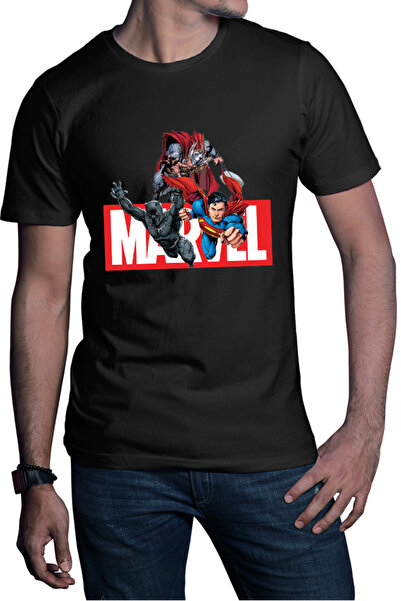 OEM Tricou barbati Black Panter Superpowers Action Battle Superman