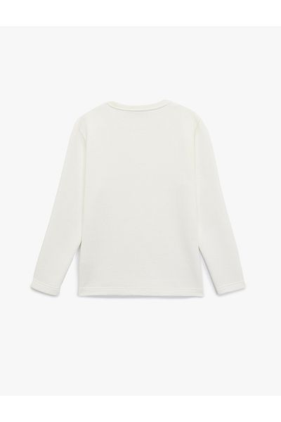 Koton Long Sleeve Cotton Crew Neck Basic Sweatshirt