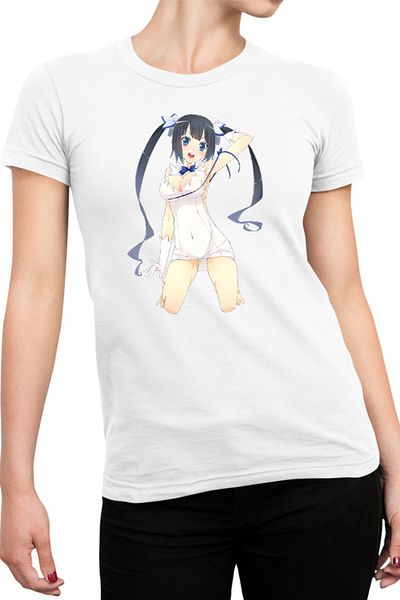 OEM Tricou Femei DanMachi Hestia Hentai Fantasy Cosplay