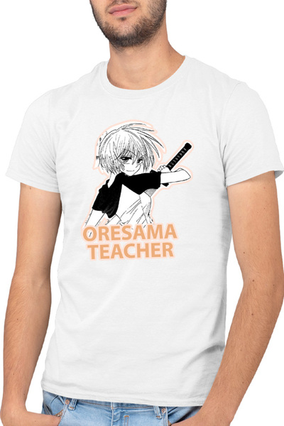 OEM Men's T-shirt Oresama Teacher Kurosaki Anime Femboy Energetic Trouble
