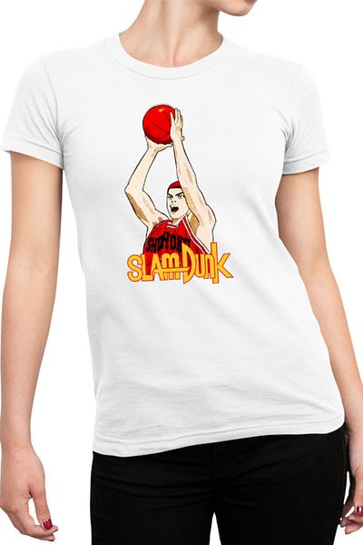 OEM Tricou Femei Slam Dunk Anime Meme Jump Ball Energy