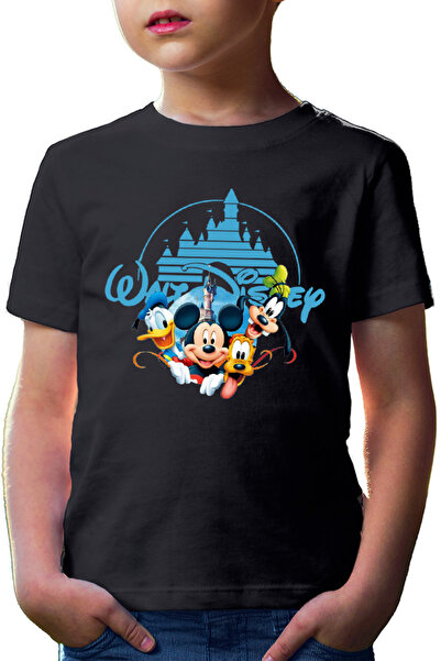 OEM Παιδικό T-shirt Mickey Mouse Walt Disney Logo Castle Pluto Goofphy Minnie