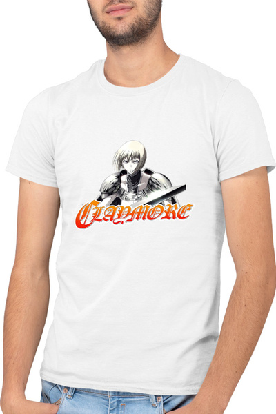 OEM Мъжка тениска Claymore Clare Yagi Norihiro Gore Mangaka